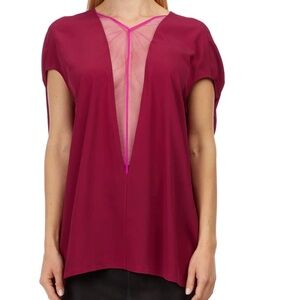 Rick Owens Island Plunging V-Neck Top